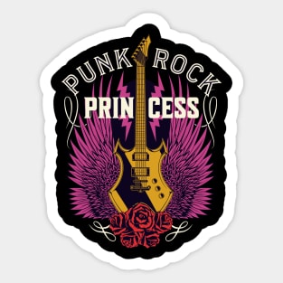 Punk Rock Princess Sticker